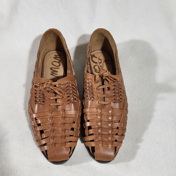 SAM EDELMAN Rishel Woven Leather Loafers Size 8 - Picture 2 of 10